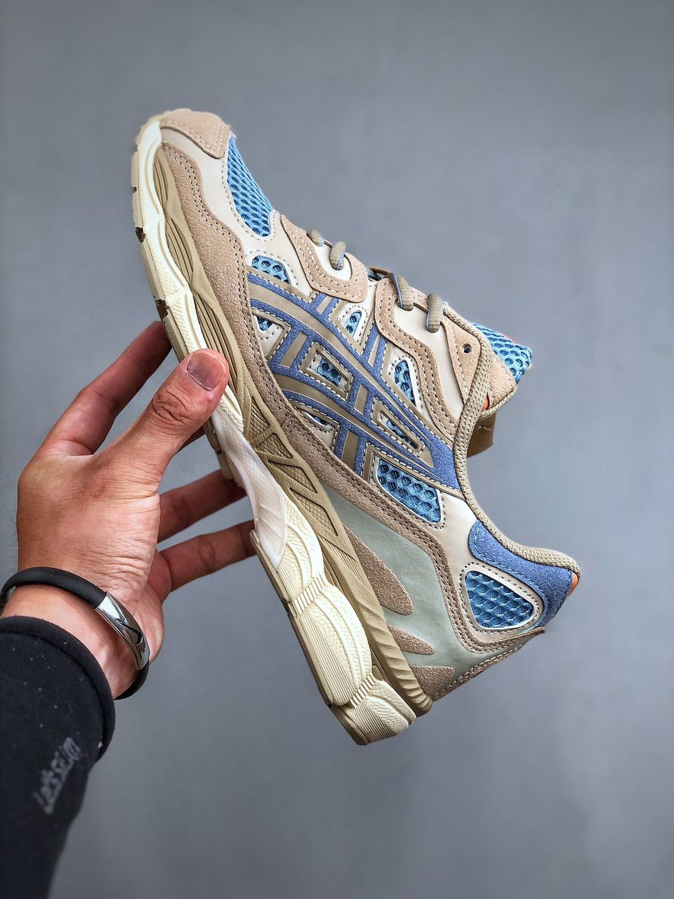 Asics Gel NYC Harbor Blue Wood Crepe