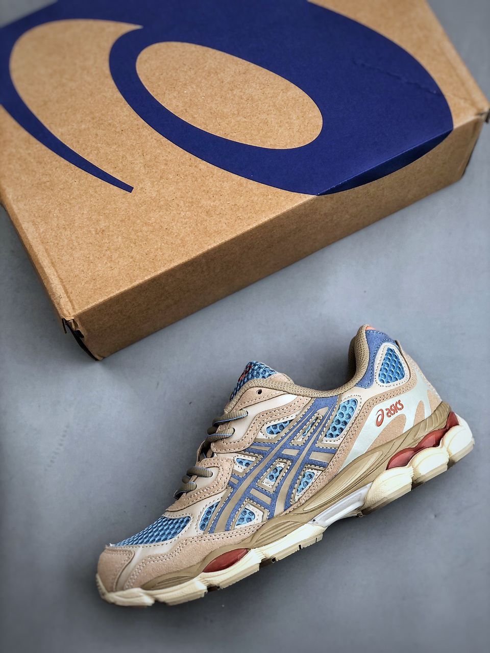 Asics Gel NYC Harbor Blue Wood Crepe