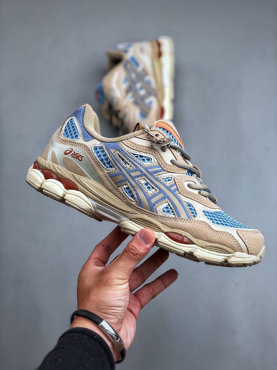 Asics Gel NYC Harbor Blue Wood Crepe